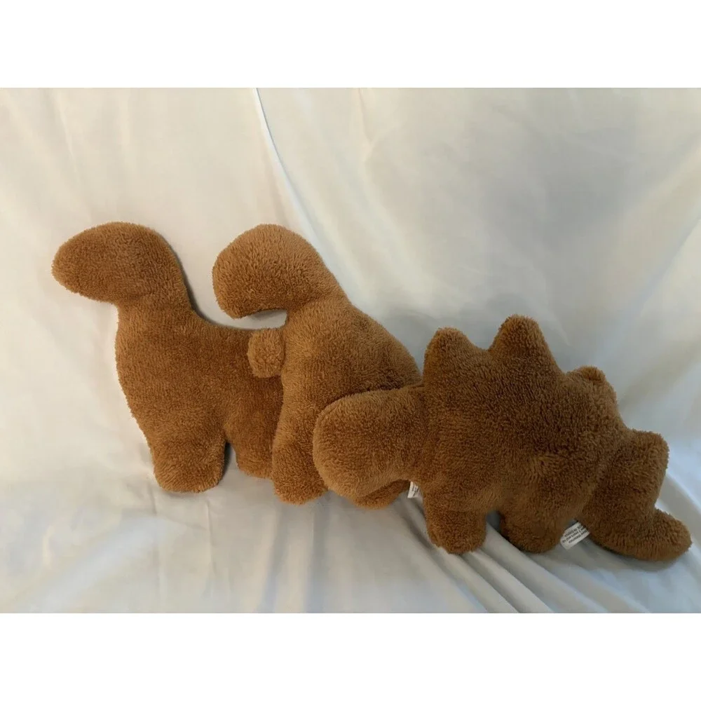 Dino Nugget Pillow Set Of 3, Funny Chicken Nugget Plushie